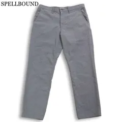 SPELLBOUND スペルバウンド 春夏★ 43-633X ストレッチ スリム アンクル丈 スラックス パンツ 日本製 Sz.32 メンズ 灰のサムネイル
