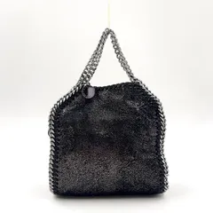 Stella McCartney ファラベラ ショルダーバッグ ポリエステル ブラック ハンドバッグ シルバーのサムネイル