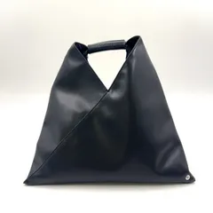 MM6 MAISON MARGIELA ジャパニーズ レザー ブラック ハンドバッグ シルバーのサムネイル