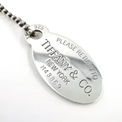 TIFFANY & Co. リターン トゥ オーバルタグ SV925 シルバー ネックレスのサムネイル