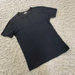 Sunspel サンスペル ボーイズ 国内正規品 半袖 Tシャツ カットソー トップス 無地 クルーネック 英国製 プレミアム イギリス製 MADE IN ENGLAND コットン100% ブラック 黒 メンズ Lサイズのサムネイル