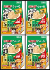 特価品】いなば ちゅ〜るごはん チーズ・野菜バラエティ(14g*80本入
