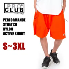 【サンキスト】プロクラブ ハーフパンツ メンズ 大きいサイズ PRO CLUB PERFORMANCE STRETCH NYLON ACTIVE SHORT ナイロン ショーツ パンツ ゆったり PROCLUB USA ブランド 13PC0504のサムネイル