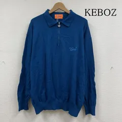 ケボズ EFG SWEAT POLO ハーフジップ スウェット 長袖 ニット ロゴ 刺繍 ワンポイント メンズ M ISItems【USED】【古着】【中古】50135892のサムネイル