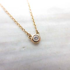 Thumbnail of ティファニー TIFFANY & CO. バイザヤード ネックレス ペンダント ダイヤモンド AU750 K18YG ゴールド エルサペレッティ ☆AA★