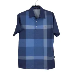 DAKS ダックス 멜란지 メランジ 半袖 ポロTシャツ メンズ95のサムネイル
