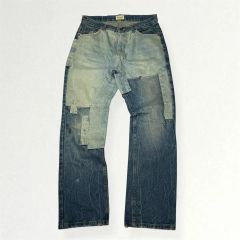 WHIZ LIMITED ダメージ加工 パッチワーク デニムパンツ - メルカリ