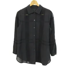 ヒロコビス ブラウス シャツ トップス 長袖 レディース 9サイズ ブラック HIROKO BIS 【中古】のサムネイル