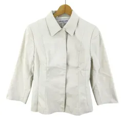 ジェラールダレル ノーカラージャケット アウター 日本製 レディース 11サイズ ベージュ GERARD DAREL 【中古】のサムネイル
