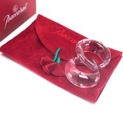 美品】Baccarat バカラ／アワファイヤー キャンドルスタンド／グラス