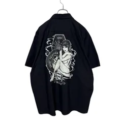 【Lucky13 × RED KAP】 Pinup Girl Work Shirt ピンナップガール オープンカラーワークシャツ S-6926のサムネイル