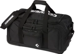 コンバース CONVERSE ボストンキャリー 約55L キャリーバッグ 大容量 コロコロ ボストンバッグ ダッフルバッグ 合宿 遠征 チーム 運搬 部活 練習 試合 大会 学校 旅行  C2309041 1900 ブラックのサムネイル