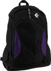 コンバース CONVERSE デイパックLL Dパック 約37L リュック リュックサック バックパック ザック バッグ かばん A3サイズ対応 撥水 通勤 通学 スポーツ ジム 部活  C2164010 1974 ブラック×パープルのサムネイル