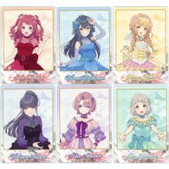 [중고] 캐릭터 카드 전 6종 세트 [학원 아이돌 마스터×HANA·BIYORI 인스턴트 포토풍 브로마이드 floral dress ver. A]