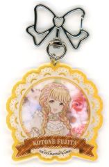 [중고]키홀더 후지타 코토네 아크릴 키홀더 floral dress ver. [학원 아이돌 마스터×HANA·BIYORI]