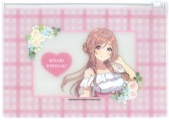 [중고] 가방 히메자키 리와 클리어 파우치 floral dress ver. [학원 아이돌 마스터 × HANA·BIYORI]