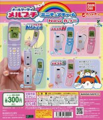 [Used] Paper product: Gacha capsule toy display card "Mail Mobile MelPuchi Miniature Charm New Color"