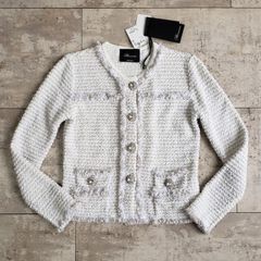 新品未使用CHANEL UNIFORM ツイード ジャケットカーディガン 36 - メルカリ