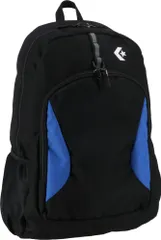 コンバース CONVERSE デイパックLL Dパック 約37L リュック リュックサック バックパック ザック バッグ かばん A3サイズ対応 撥水 通勤 通学 スポーツ ジム 部活  C2164010 1925 ブラック×ロイヤルブルのサムネイル