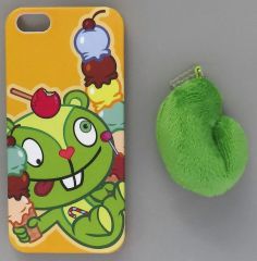 [중고]휴대 재킷 커버 나티 iPhone 케이스 (iPhone5 대응) & 액세서리 [Happy Tree Friends]