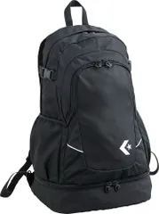 コンバース CONVERSE DパックLL 約40L 2層式 リュック バックパック バッグ バスケットボール ボールケース シューズケース スポーツ 大容量 部活 クラブ活動 試合 ジム  C1802010 1900 ブラックのサムネイル
