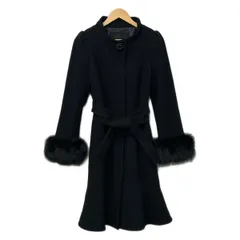 TO BE CHIC(トゥービーシック) コート サイズ40 M レディース美品  - 黒 長袖/ファー着脱可/冬のサムネイル