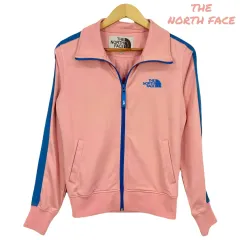 3214 THE NORTH FACE ザノースフェイス ピンク コーラル ビックロゴ ジャージ ジップアップのサムネイル