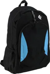 コンバース CONVERSE デイパックLL Dパック 約37L リュック リュックサック バックパック ザック バッグ かばん A3サイズ対応 撥水 通勤 通学 スポーツ ジム 部活  C2164010 1922 ブラック×サックスのサムネイル
