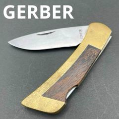GERBER PORTLAND OR 97223 USA 真鍮＆ウッドハンドル フォールディング 