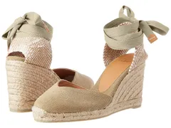 カスタ ニエール レディース シューズ ヒール CASTANER Chiara 80 mm Wedge Espadrille Sand サンドのサムネイル