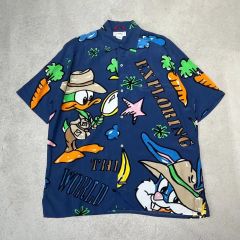 公式 レア スマイルスライム アロハシャツ ドラゴンクエスト メンズ