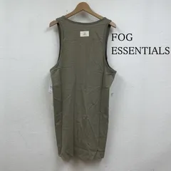 エフオージーエッセンシャルズ ロング タンクトップ ノースリーブ バックロゴ 刺繍タグ ストレッチ インナーウェア メンズ M ISItems【USED】【古着】【中古】50137838のサムネイル