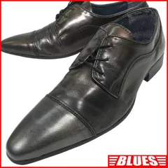 around the shoes アラウンドザシューズ レースアップシューズ 25 ストレートチップ 黒 メタリック 本革 レザー メンズ レースアップシューズサイズ25cm一覧←SEULB屋着古← HS705のサムネイル
