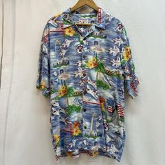 00s ENYCE エニーチェ 総柄半袖シャツ ポリシャツ 魚 XL b-boy - メルカリ