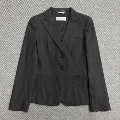 極美品 MaxMara テーラードジャケット 最高級白タグ シルク混