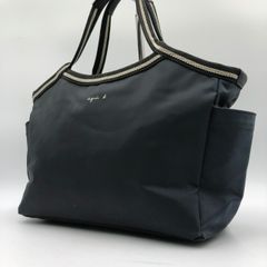 美品 アニエスベー ボヤージュ ナイロン トートバッグ 黒 大容量 A4可