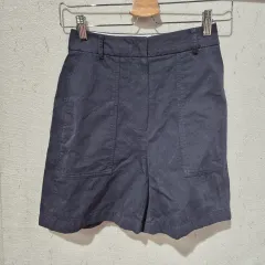 A P C 無地 ハーフパンツ ネイビーのサムネイル