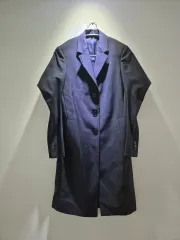 Jil Sander ジルサンダー ブラックロングブレザー ジャケット トレンチコート 55 66 ML (定価 400)のサムネイル