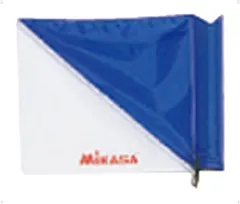 ミカサ MIKASA サッカー コーナーフラッグ用旗 ホワイト×ブルー 学校体育器具 体育用品 部活 クラブ 練習 試合 トレーニング サッカー用品 ラバーハンド付き ナイロン 取れにくい  MCFF ホワイト×ブルーのサムネイル