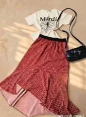 正規品 maje(マージュ) ベイズリー アシンメトリー ロング スカートのサムネイル