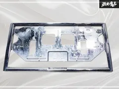 ★破損無し★ ホンダ 純正 フロント ナンバーフレーム ナンバープレート ライセンスフレーム メッキ 1枚 08P25-EJ5-0000 即納のサムネイル