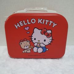 ハローキティ ランチバスケット缶 ファンシー サンリオ ブリキ製 | Mercari