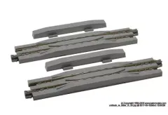 【新品】鉄道模型 1/150 リレーラー線路 124mm 2本入 [20-026]のサムネイル