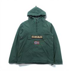 90s NAPAPIJRI アノラックパーカー　レインフォレスト　フェード 90s NAPAPIJRI アノラックパーカー レインフォレスト フェード - メルカリ