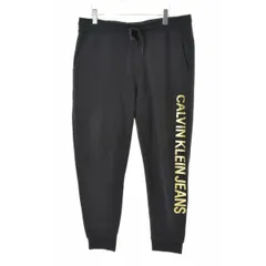 【CalvinKleinJeans】ロゴプリント 裏起毛スウェットパンツのサムネイル