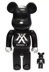 【中古】フィギュア BE@RBRICK -ベアブリック- 100%&400%(2体セット) 「MONSTA X×BE@RBRICK」 ファンクラブ通販限定のサムネイル
