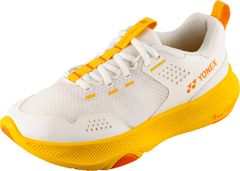 極美品 YONEX パワークッション 27cm トレーニングシューズ 白 黄 極美品 YONEX パワークッション 27cm トレーニングシューズ 白 黄