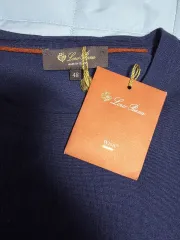 Loro Piana ロロ・ピアーナ バージンウール クルーネック 48 新品のサムネイル