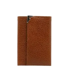     中古 フェラガモ キーケース 28105 ABランク ヴィンテージ F金具 6連 札入れ ブラウン レザー レディース Salvatore Ferragamo 【送料無料】【西神店】のサムネイル