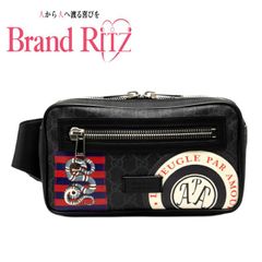 GUCCI GGスプリーム クーリエ スネーク ボディバッグ ブラック - メルカリ